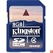Kingston 8 GB Class 4 SDHC Flash Memory Card SD4/8GB