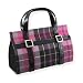 B19 Plaid w/ Pocket Handbag Sunglass Eyeglass Case (Pink)