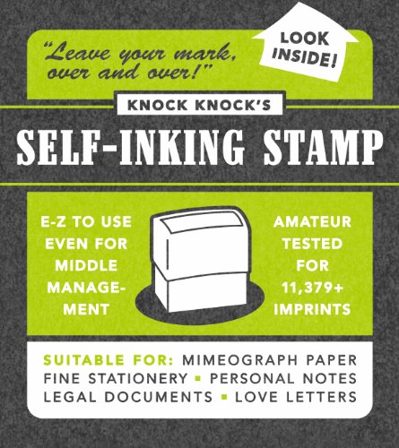 Knock Knock You Should Know Self-Inking Stamp (Pack of 2)