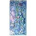 Elegna Women 100% Silk Art Collection Scarves Long Shawl Hand Rolled Edge