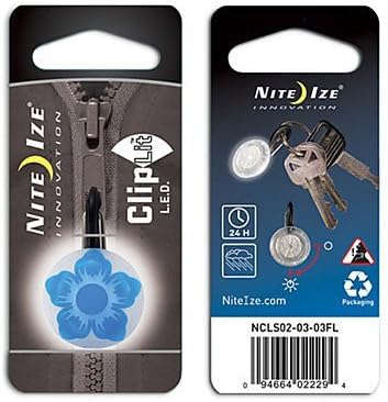 RayShop - Nite Ize Bicycle ClipLit Safety Light (Flower Pattern)