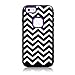 iPhone 6 Plus Case, OMIU(TM) [White Chevron Design] Bran-new Durable Silicone+PC Combo Cool Hybrid 3 Layers Bumper Shock-Absorption Slim Hard Back Case Cover Protector Fit For Apple iPhone 6 Plus(5.5)(Purple), Sent Screen Protector+Stylus+Cleaning Cloth