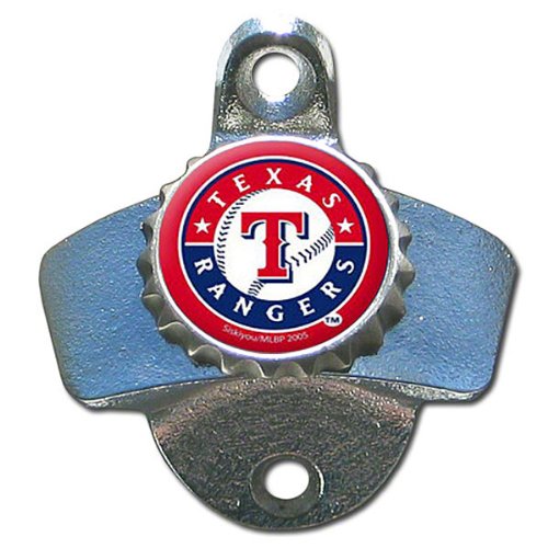 Texas Rangers Mountable Steel Bottle Opener