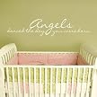 Angels Danced the Day You Were Born Wall Appliqué