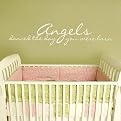 Angels Danced the Day You Were Born Wall Appliqué