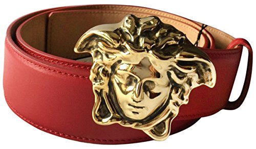 Versace Mens Red Belt