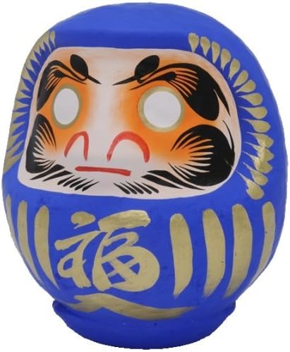 Shop NEXT Daruma Doll Handmade in Takasaki,Japan #1 H4.3-Inch Blue