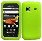 Neon Green Silicone Jelly Skin Case Cover for Samsung Galaxy Precedent M828 ....
