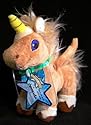 Jakks Pacific Neopets Series 1 Brown Uni Unicorn Virtual Prize Stuffed Animal