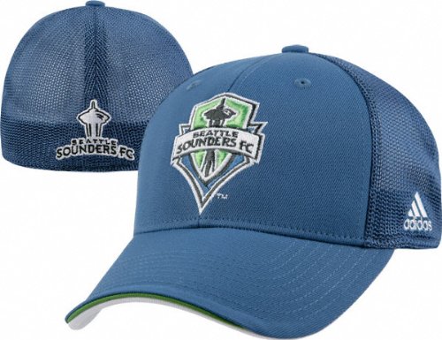 Seattle Sounders FC adidas Player Flex Hat Seattle Sounders FC adidas Player Flex Hat