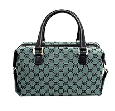 0 Gucci Canvas Green Joy Boston Handbag Bag 272375: Shoes