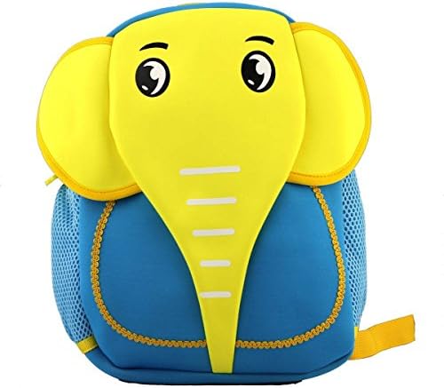HUIB Kid Backpack Cute 3D Elephant Cartoon Animal Neoprene Bag for Baby(AB049-b)
