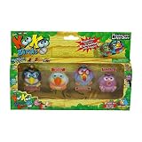 Koo Koo Birds 4 Pack (Sapsucker, Who-Zee-What, Long-Tailed KooKoo, and Doofusina)IMAGE