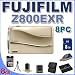 Fujifilm Z800EXR 12 MP Digital Point and Shoot Camera (Gold) BigVALUEInc 8PC Saver Bundle!