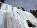 High on "The Waterfall," Pok-O-Moonshine Mountain, Ice Climbing in the Adirondacks, New York - Astonishing Photographic Print by Brendan Reals