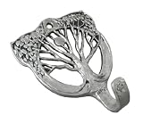 Solid Pewter Celtic Tree Of Life Wall Hook Pagan