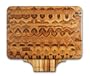 Proteak Teak Cutting Board Rectangle 20-by-14-by-2-1/2-Inch End Grain with Cutting Board Insert