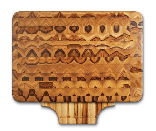 Proteak Teak Cutting Board Rectangle 20-by-14-by-2-1 2-Inch End Grain with Cutting Board... by Chopping Blocks