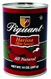 Piquant Harissa (Hot Sauce), 14-Ounce Cans (Pack of 12)
