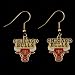 Chicago Bulls Team Dangle Earrings