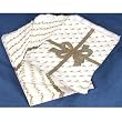 100 Silver Bow Paper Gift Bags Shopping Tote Sales Bag 5 x 7"
