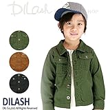 (ディラッシュ) DILASHミリタリーシャツジャケット/秋 ベビー キッズ 男の子 140 カーキ