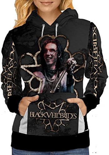 Black veil brides BVB 1 Hoodie For Womens (XL)
