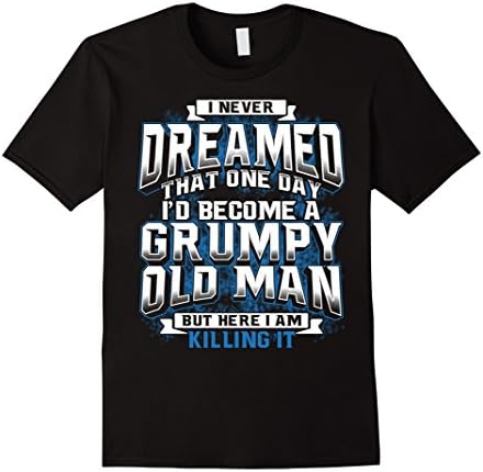 Men's A Grumpy Old Man T-shirt XL Black