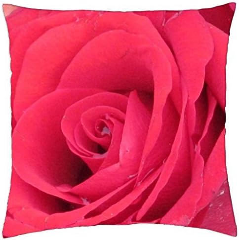 Rose Petals - Throw Pillow Cover Case (18" x 18")