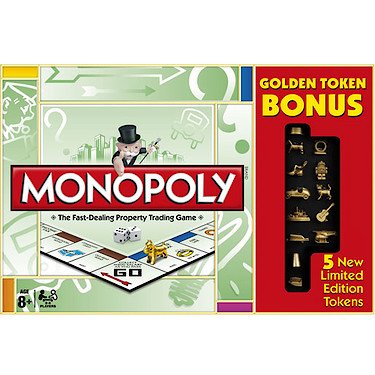 Monopoly Golden Token Bonus Edition On Sale