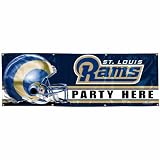 NFL St. Louis Rams 2-by-6 foot Vinyl Banner