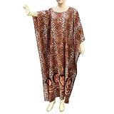 IMAGE OF Leopard Printed Rayon Kaftan Caftans For Women Fashion Wear Gown (Free Shipping) Cftn0061