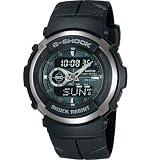 Casio Mens G300 3AV G Shock Ana Digi Black Street Rider Watch 51x1Y4x38ZL. SL160 Casio Mens G300 3AV G Shock Ana Digi Black Street Rider Watch
