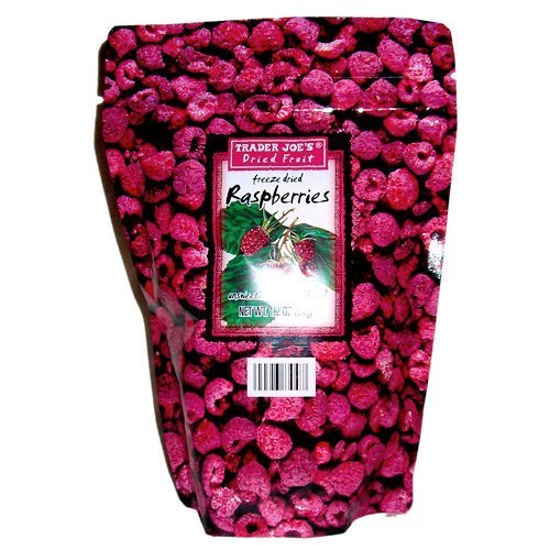 3 Pack Trader Joe's Freeze Dried Raspberries Unsweetened & Unsulfured 1.2oz