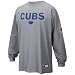 Nike Chicago Cubs Ash Practice Long Sleeve T-shirt