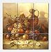 Fruit Bouquet 1 by Corrado Pila, ceramic tiled mural 12.75 x 12.75 by Aristophanes Murals