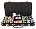 Jetons Kings - Mallette Poker Marqu&eacute; - Mallette de 300 jetons marqu&eacute;s Kings Alu Noir