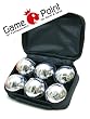 Petanque, Boule Spiel Einsteiger-Set inkl. Haftmagnet zum einfachen Aufheben der Kugeln ohne B�cken