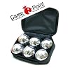 Petanque, Boule Spiel Einsteiger-Set inkl. Haftmagnet zum einfachen Aufheben der Kugeln ohne B�cken