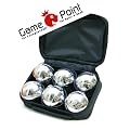 Petanque, Boule Spiel Einsteiger-Set inkl. Haftmagnet zum einfachen Aufheben der Kugeln ohne B�cken
