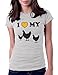 I Love My Chickens - Womens Tee T-Shirt, Large, Heather Gray