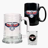 Atlanta Hawks 15 oz. Tankard, 15 oz. Ceramic Mug and 2 oz. Shot Glass Set