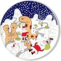 Alessi AMGI17 Hug Plate Stoneware Platter