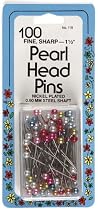Pins Pearl Head-100/Pkg