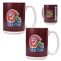 NIB Buffalo Bills NFL Ball Ceramic Coffee Mug Set