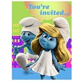 Hallmark Smurfs Invitations -- [Toy]