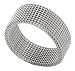 Stainless Steel Mesh Style Wide Band