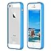iPhone 5S Case, JETech® Apple iPhone 5/5S Case Bumper Shock-Absorption Bumper and Anti-Scratch Clear Back for iPhone 5/5S (Blue)