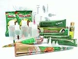 Beachcombers! Ultimate Beginner Paste Powder Color Henna Tattoo Starter Kit With Transfer Paper and Henna Applicators