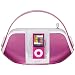 iLive Portable Music System / Boom Box with iPod Docking and Recharging (Pink)